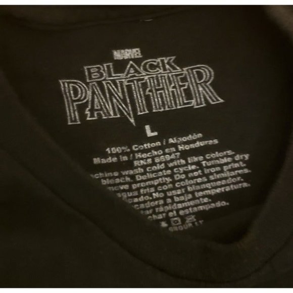 Black Panther T'Challa Marvel Avengers T-shirt - Picture 3 of 3